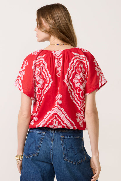 Jaylin Flutter Sleeve Top