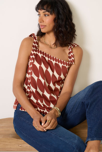 Kinsley Geo Print Top