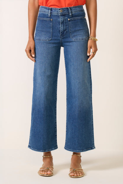 Le Slim Palazzo Crop Harbor Pocket