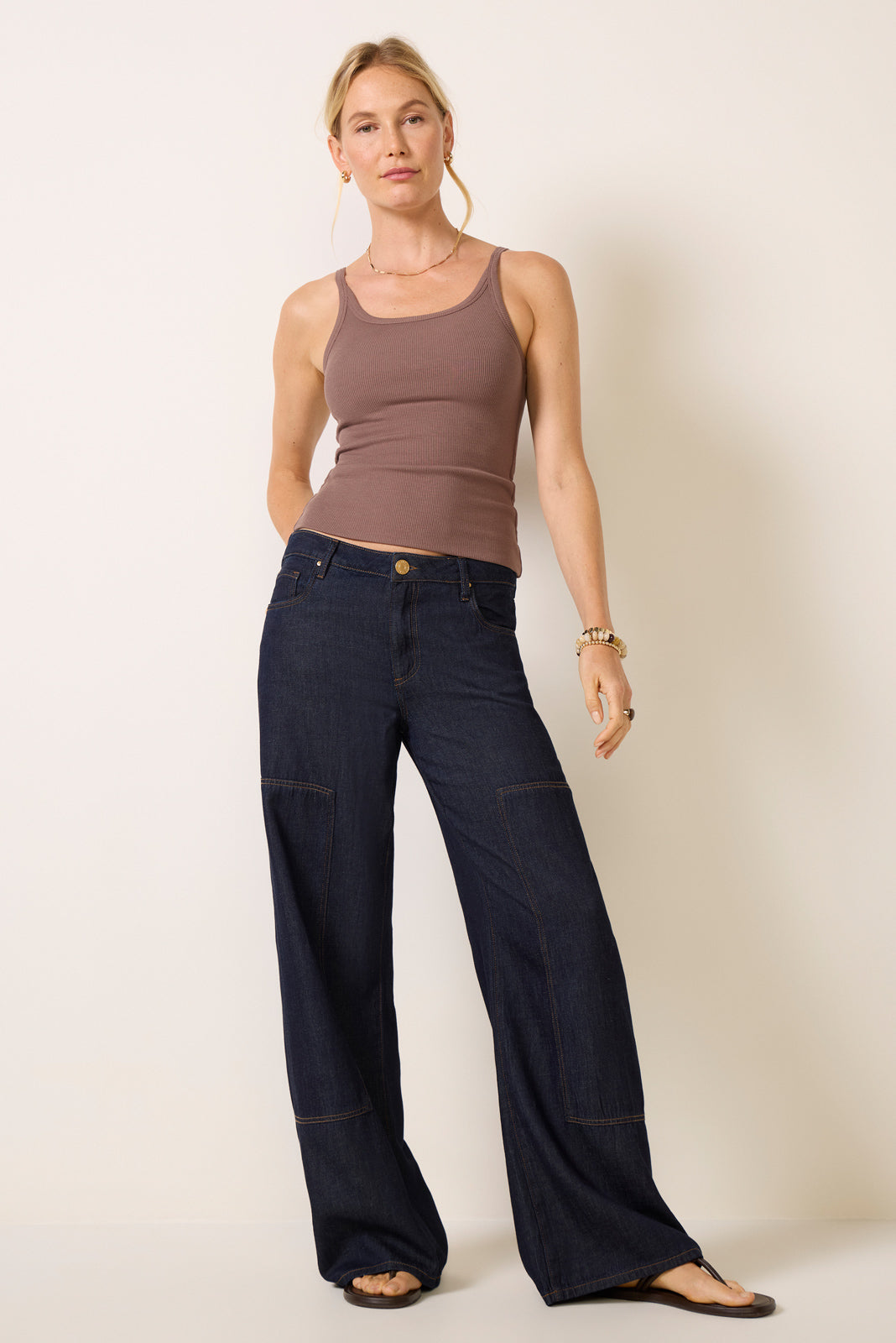 Maya Slouchy Carpenter Wide Leg Jean