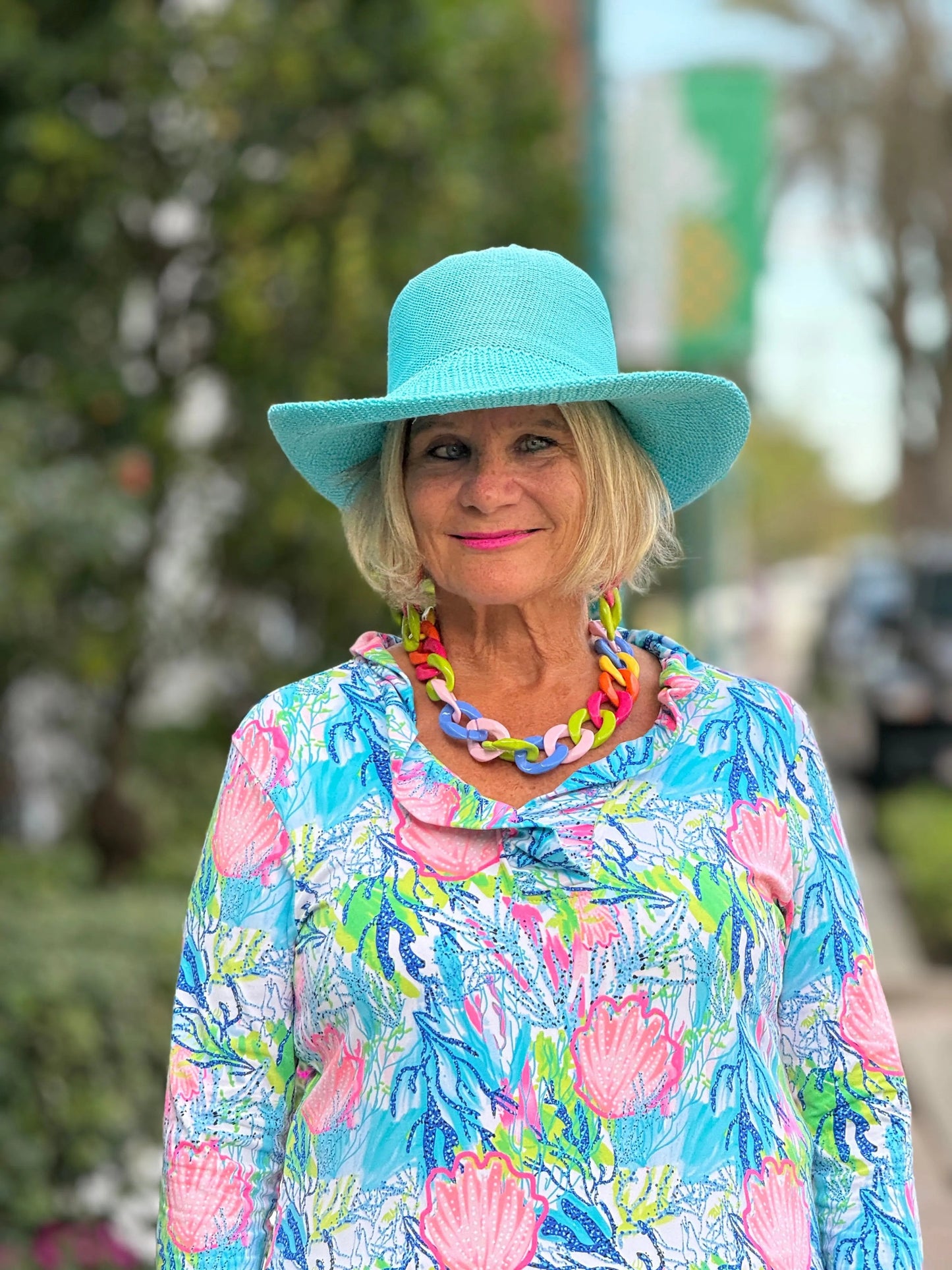 SEASHELL BEACH 3/25 RUFFLE TOP