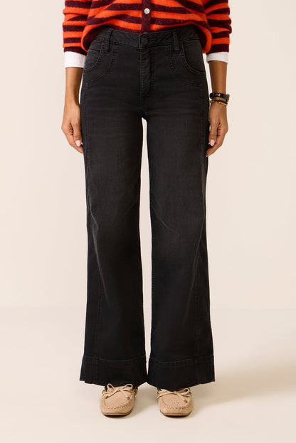 Meg Wide Leg 31` w Double Seaming Jean
