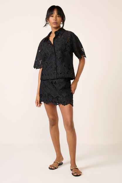 Midnight Lace Top