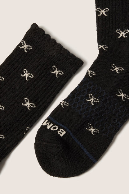 Merino Bow Half Calf Sock