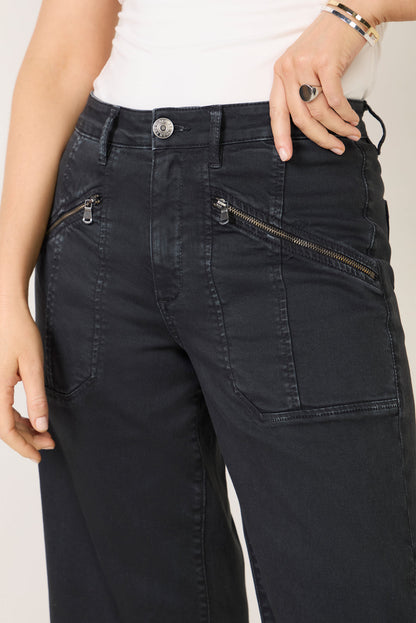 Meg Wide Leg w Zipper Pocket