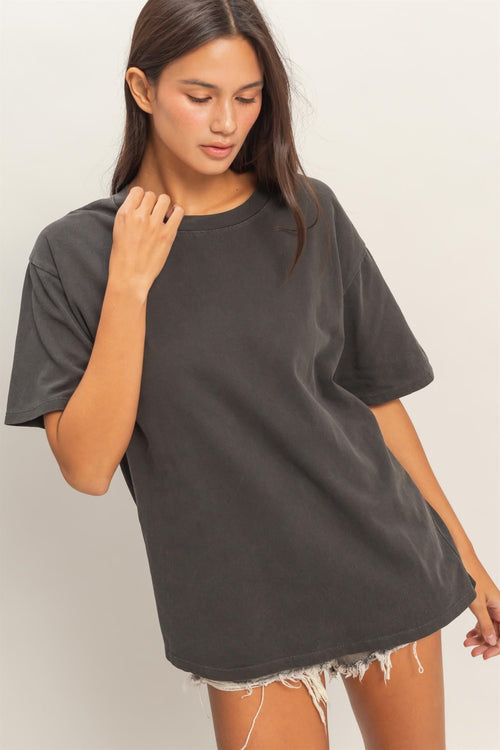 Black Crew Neck T-Shirt
