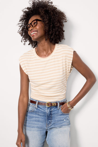 Joni Stripe Crew Neck Top