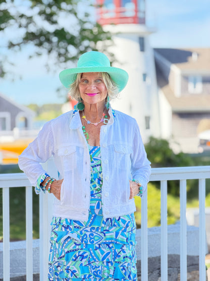 MINT MOSAIC BAY CHA CHA DRESS