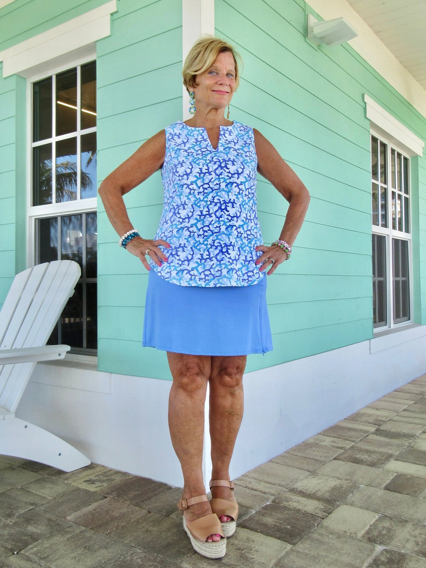 PERIWINKLE  SKORT