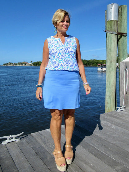 PERIWINKLE  SKORT