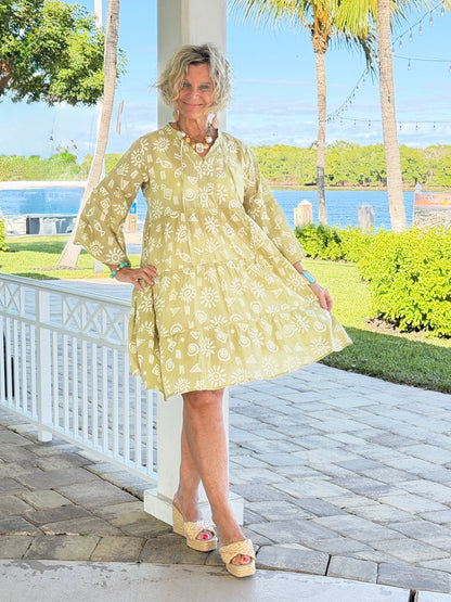 SOUTHERN CHARM COTTON DRESS