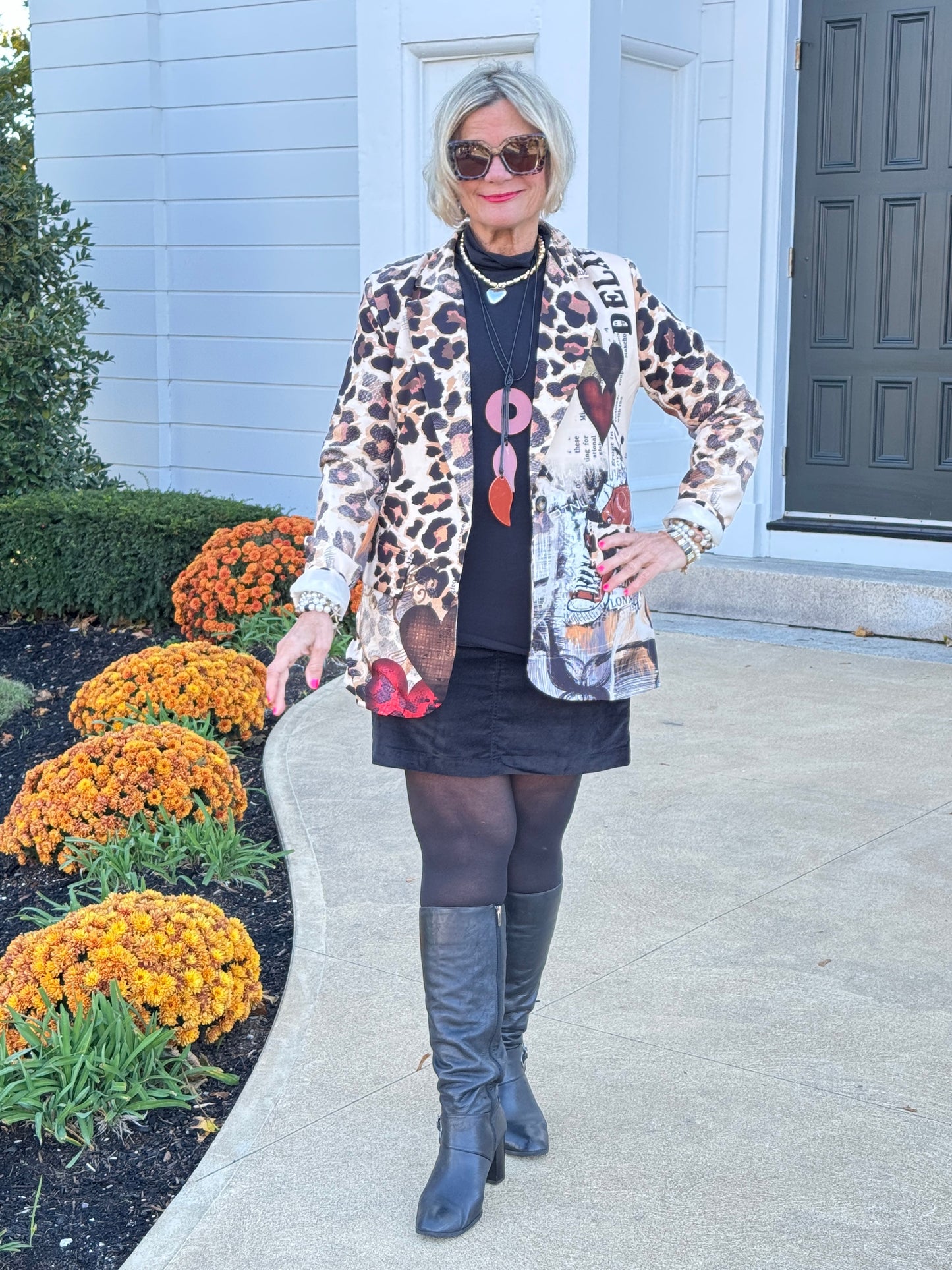 One Size Urban Wild – Leopard Print Blazer