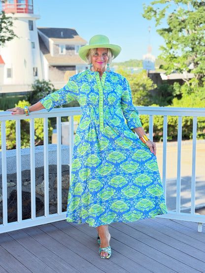 SEA GLASS TREASURE COLLAR MAXI
