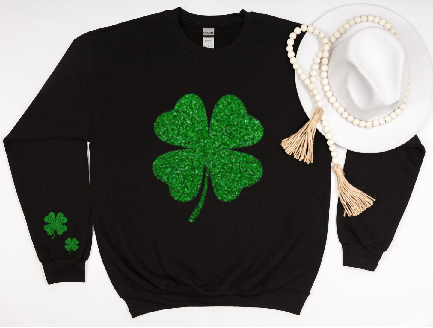 St Patricks Day Glitter Sweatshirt/Irish