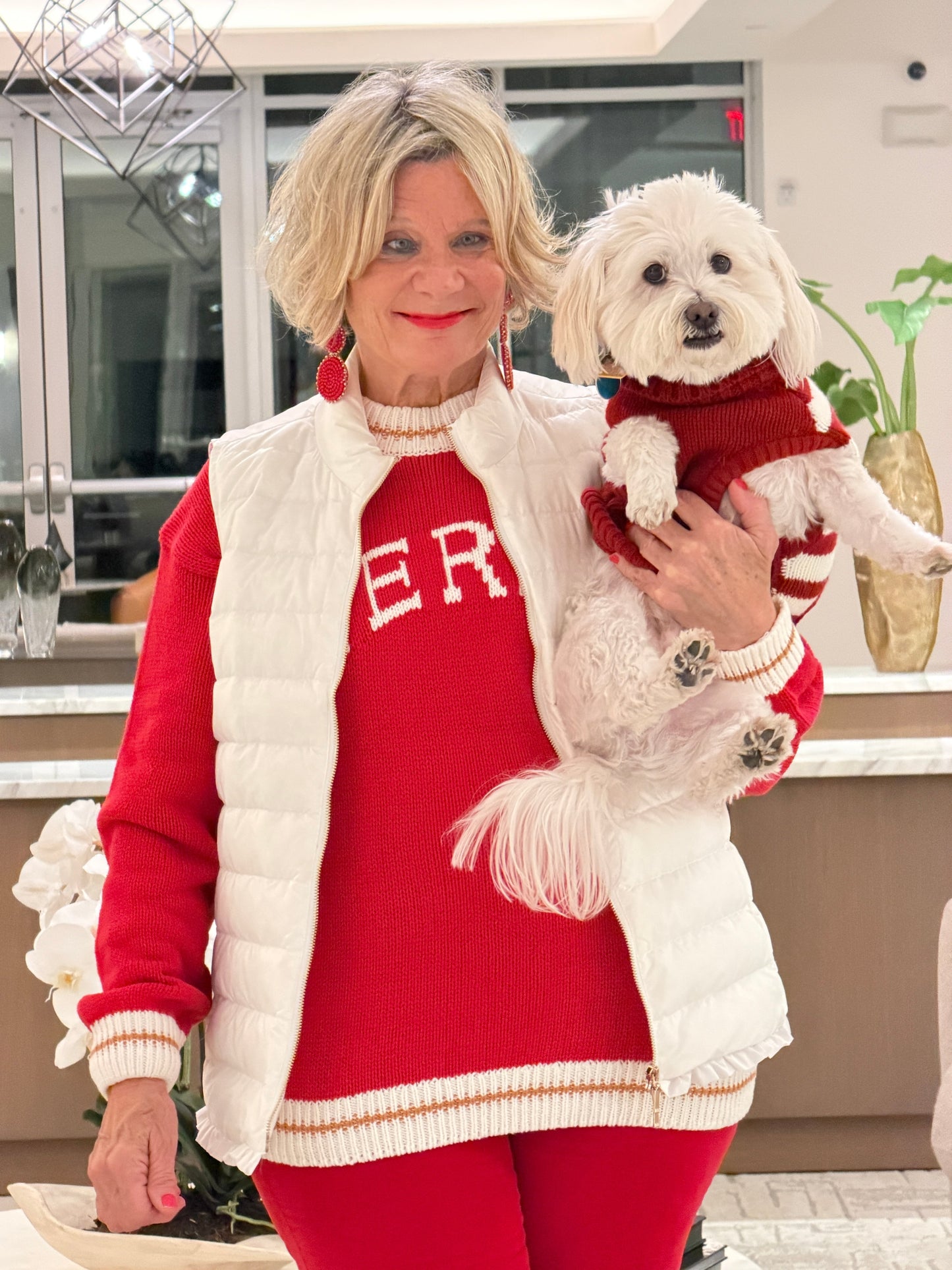 MERRY Color Block Edge Drop Shoulder Cozy Sweater