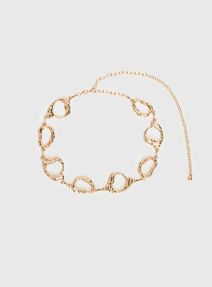 Yasma Chain Belt Gold