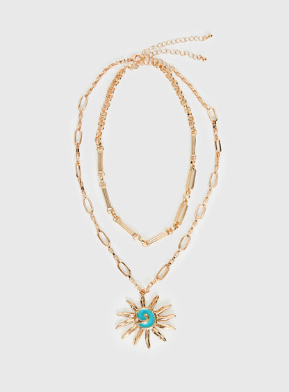 Split The Difference Necklace Pack Gold