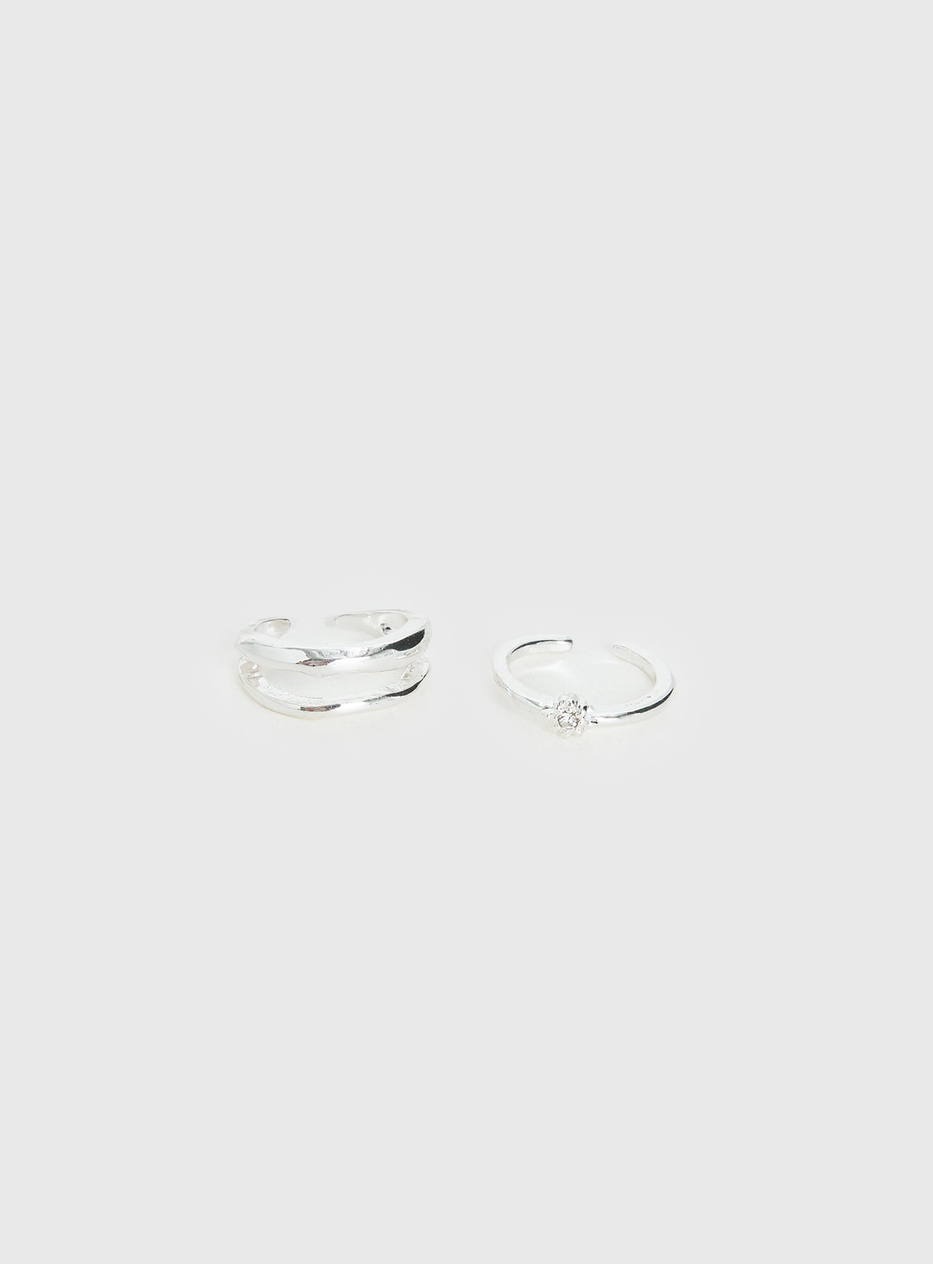 Seris Toe Ring Pack Silver