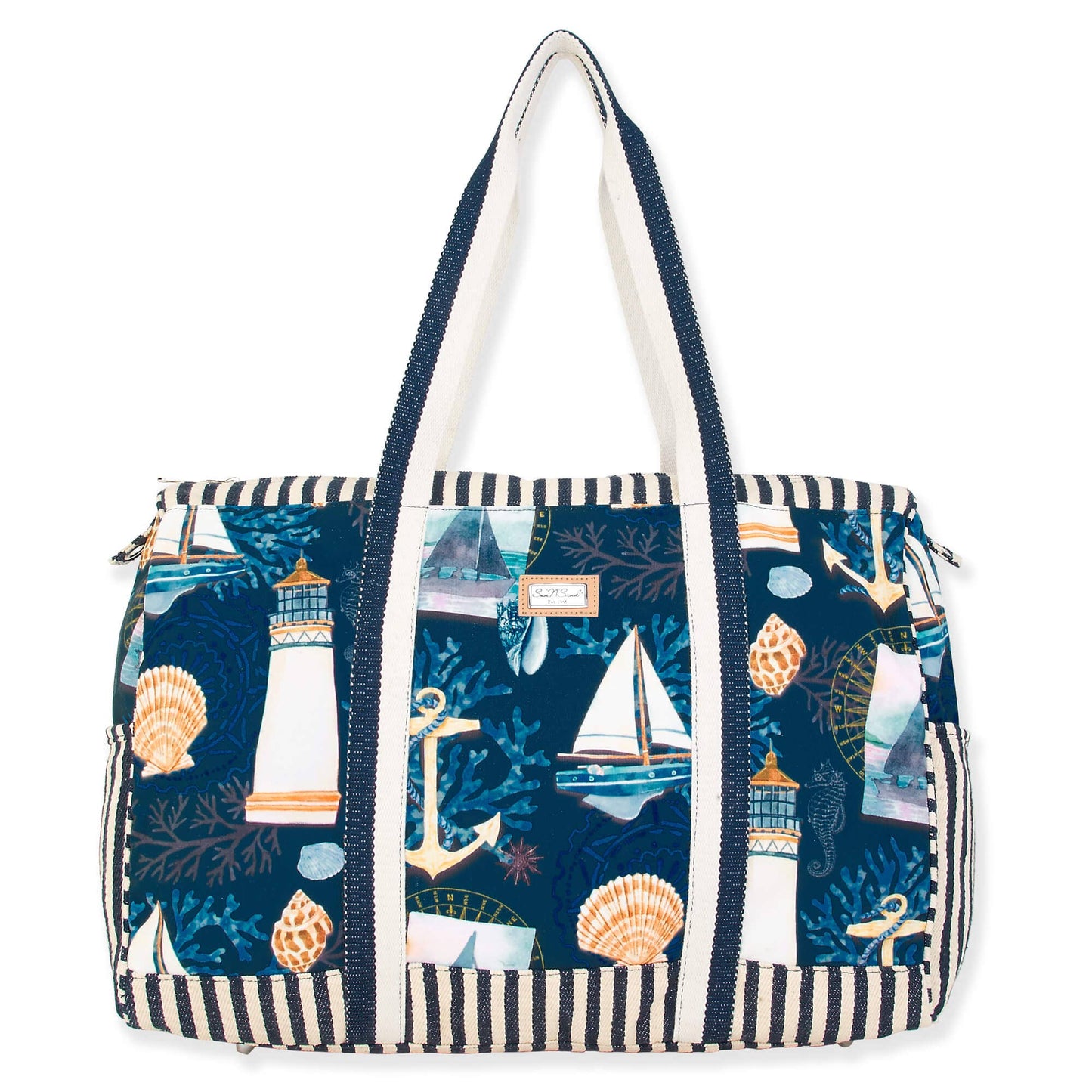 Nautical, Travel Bag Fair Winds Lighthouse