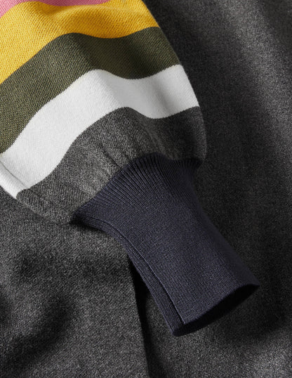 Berkshire Coatigan-Charcoal Melange