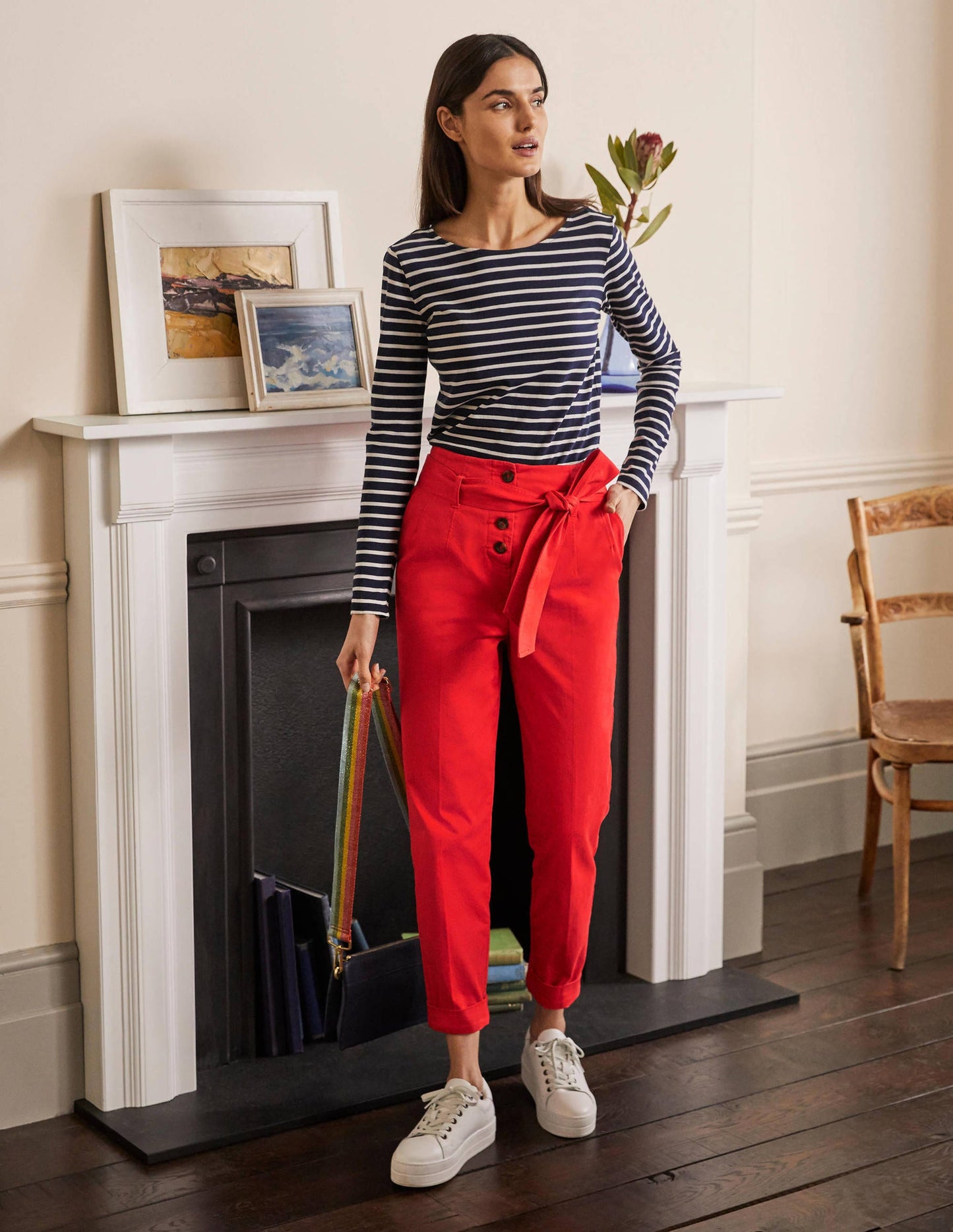 Berkeley Pants-Cherry Red
