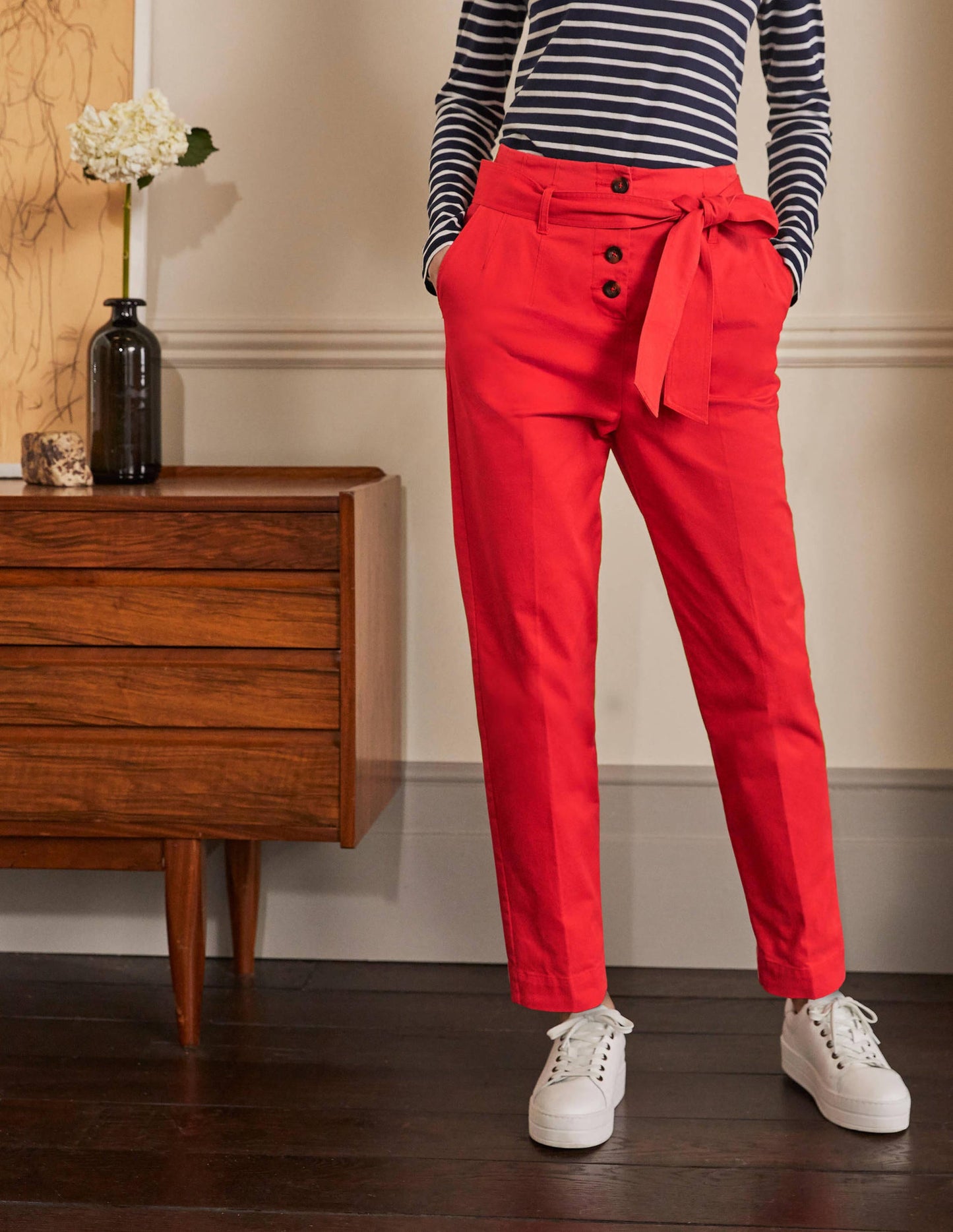 Berkeley Pants-Cherry Red