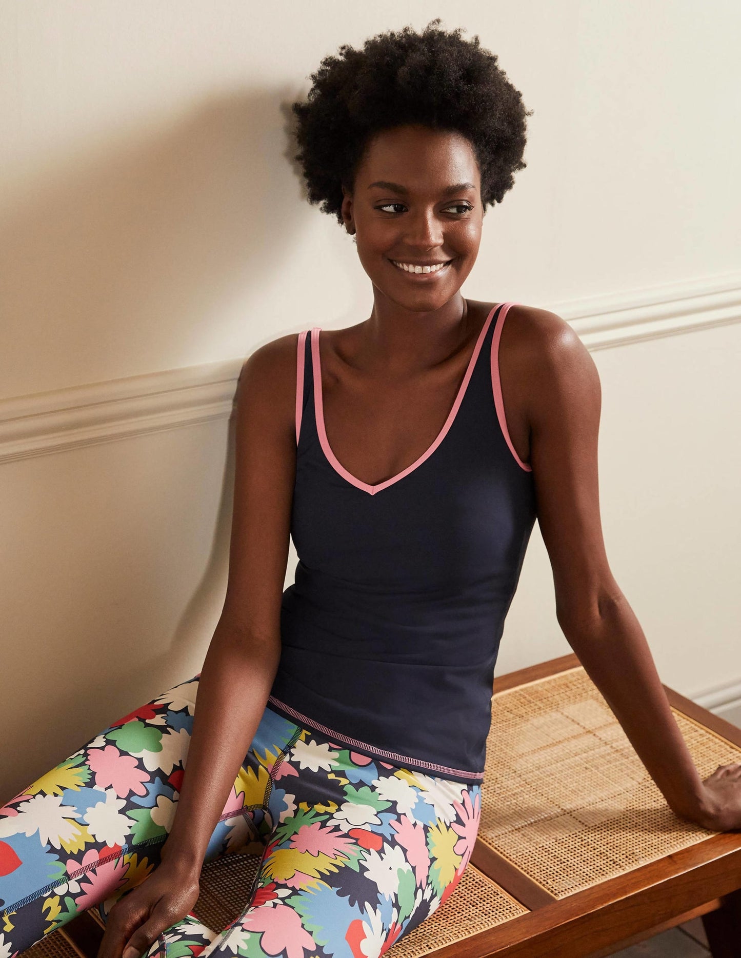 Bettina Active Tank-Navy