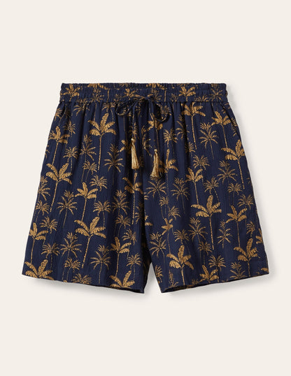 Bembridge Shorts-French Navy, Rainforest