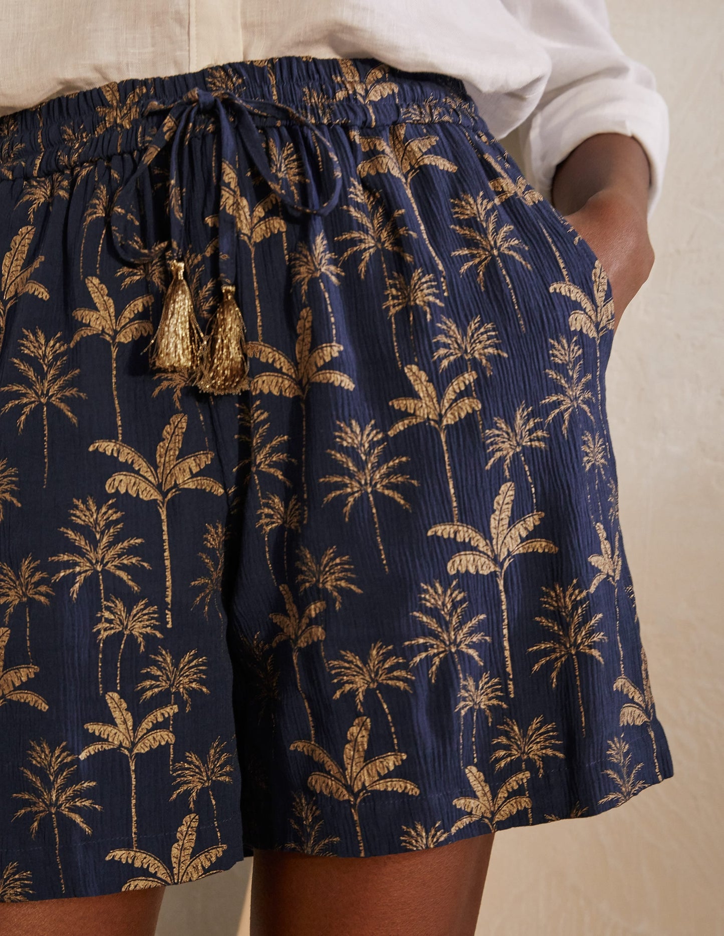 Bembridge Shorts-French Navy, Rainforest