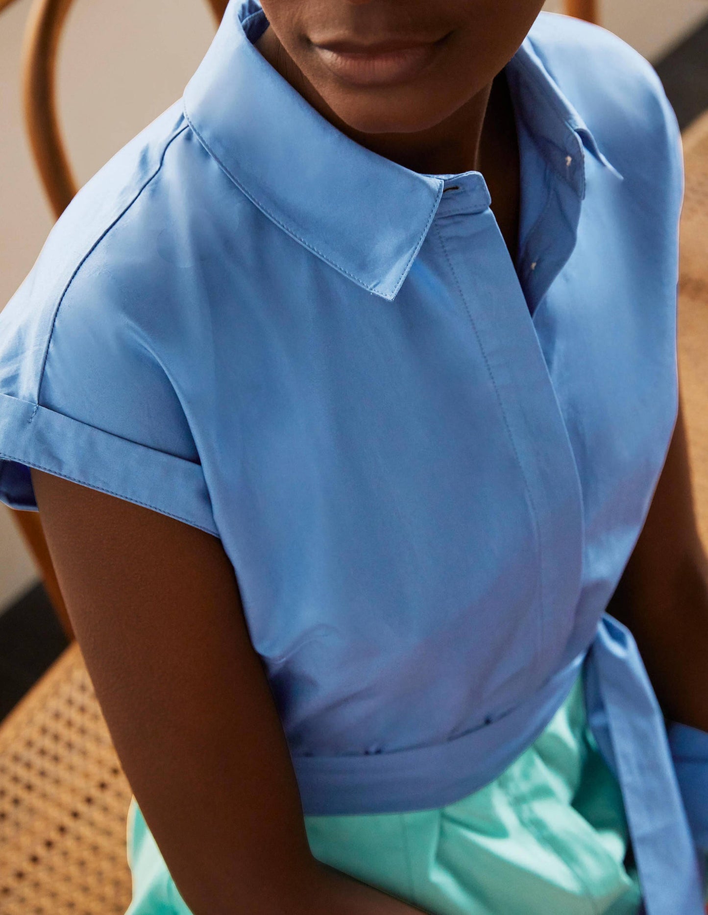 Betty Maxi Shirt Dress-Marina