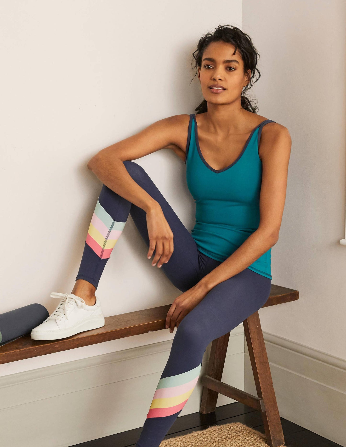 Bettina Active Tank-Teal