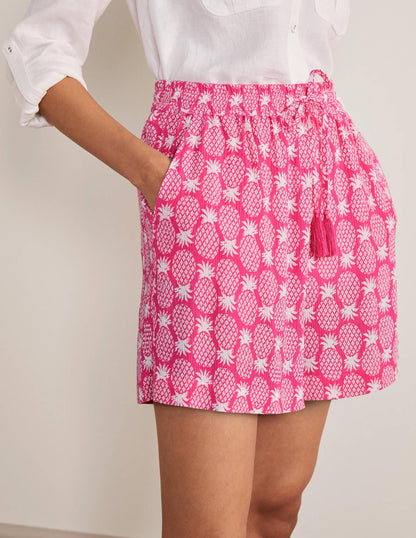 Bembridge Shorts-Party Pink, Pineapple Geo