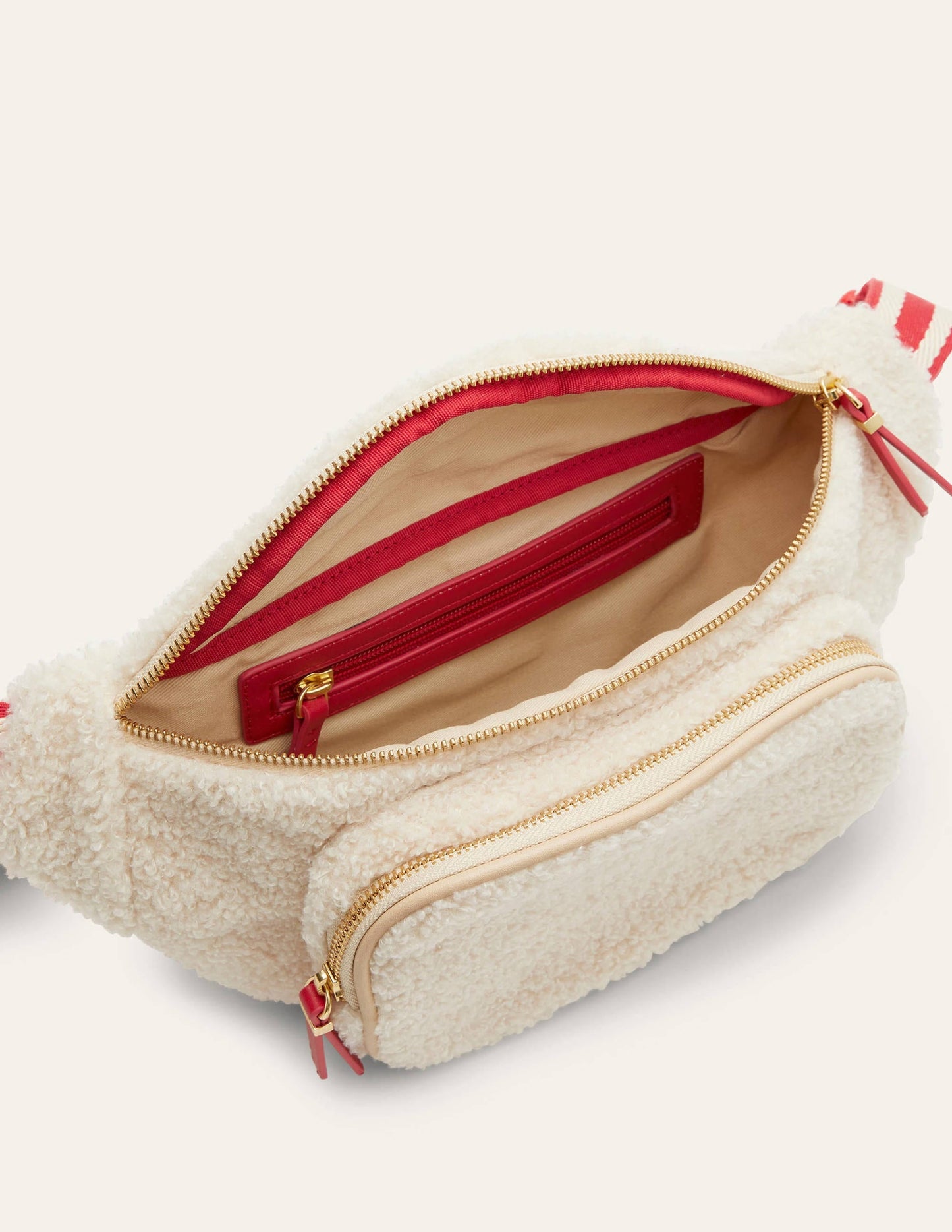 Borg Belt Bag-Natural