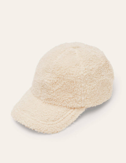 Borg Baseball Cap-Natural