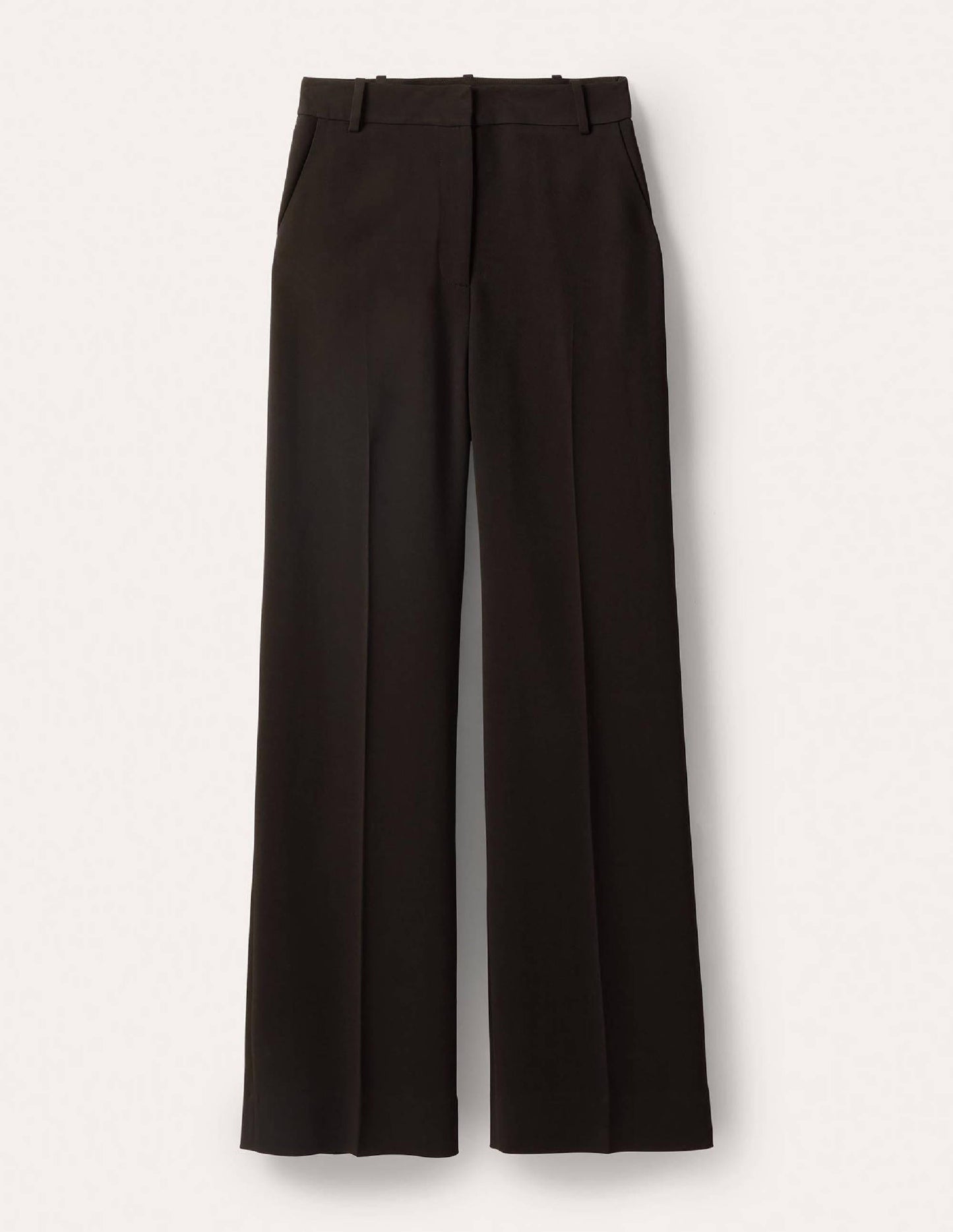 Bootcut Suit Pants-Black