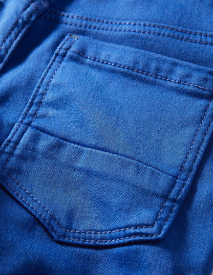Blue Stretchy Skinny Jeans-Brilliant Blue