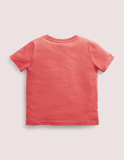 Birthday Appliqué T-shirt-Fire Red Dogs Three