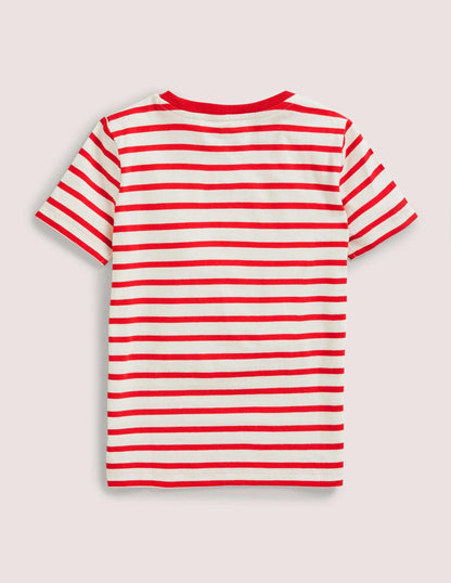 Brother T-shirt-Rockabilly Red