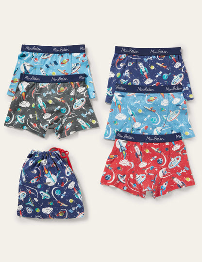 Boxers 5 Pack-Multi Space