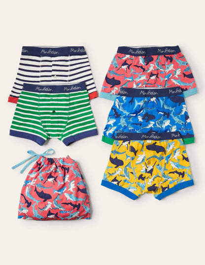 Boxers 5 Pack-Sharks