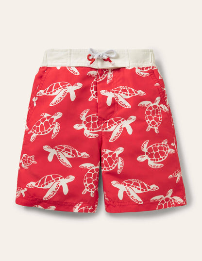 Board Shorts-Rocket Red Turtles
