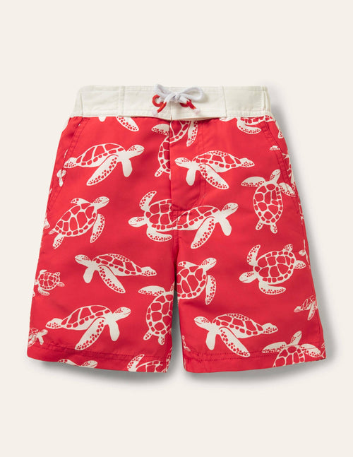 Board Shorts-Rocket Red Turtles