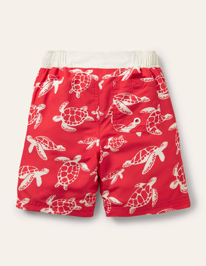 Board Shorts-Rocket Red Turtles