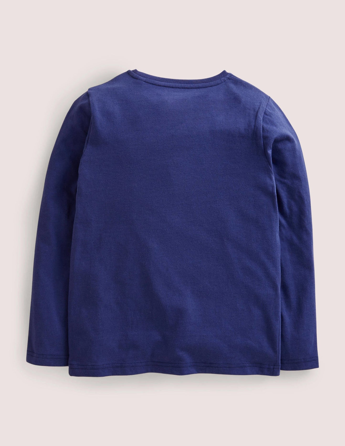 Big Appliqué T-shirt-Starboard Blue Camp Fire