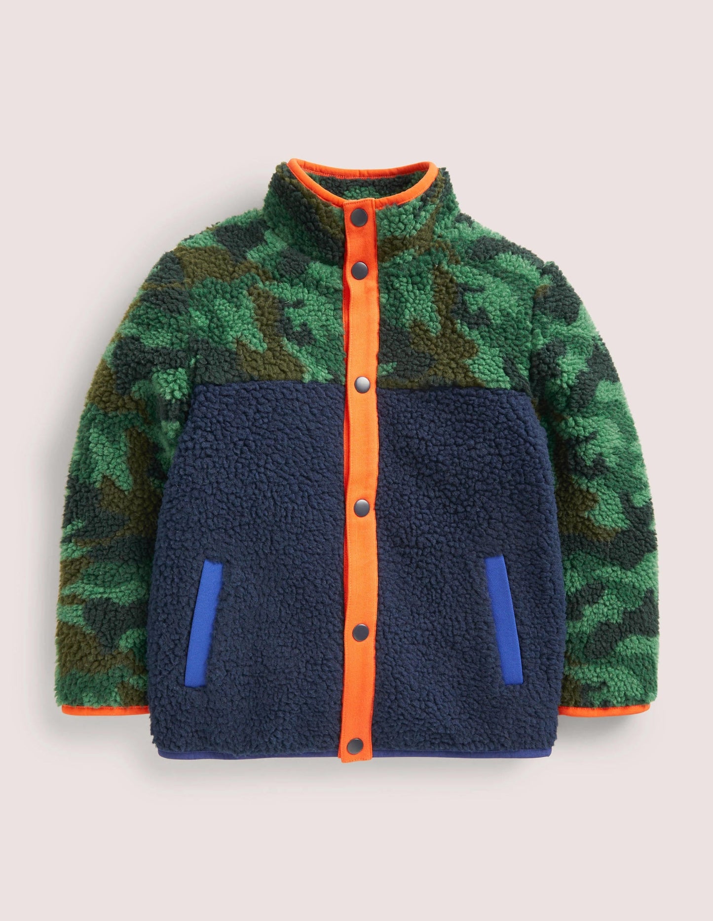 Borg Chuck-on Jacket-Colourblock Camo