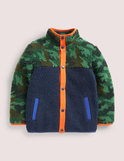 Borg Chuck-on Jacket-Colourblock Camo