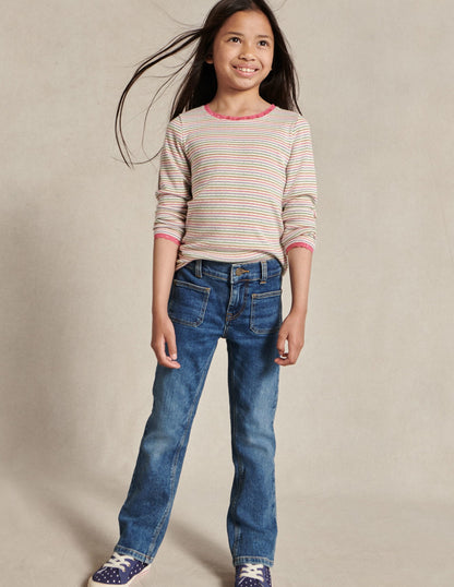 Bootleg Jeans-Mid Vintage Denim