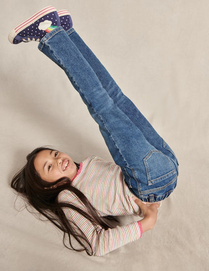 Bootleg Jeans-Mid Vintage Denim