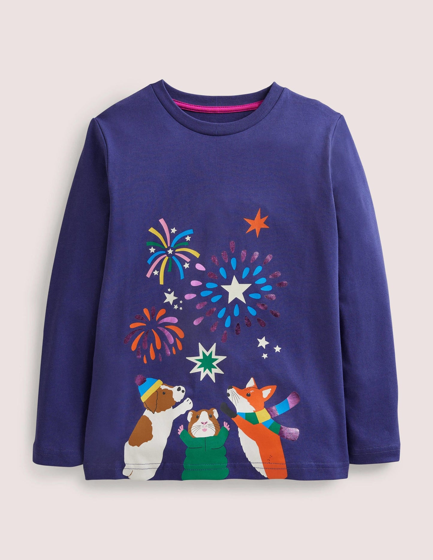 Bonfire Party T-shirt-Starboard Blue Animals