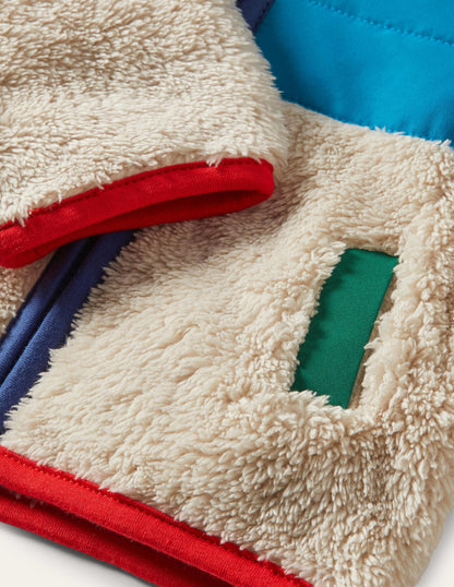 Borg Hotchpotch Jacket-Oatmeal